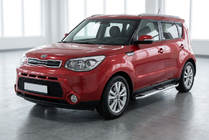 Kia Soul II 2013–2018 Mevsim Grey sānu pakāpieni (2 gab., alumīnijs) foto 1
