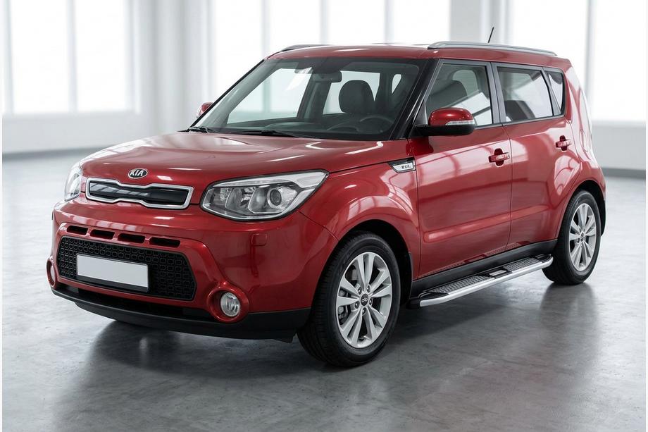 Kia Soul II 2013–2018 Mevsim Grey sānu pakāpieni (2 gab., alumīnijs) Image