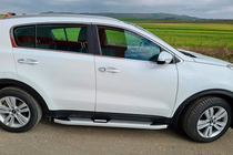 Kia Sportage 2015–2021 Mevsim Grey sānu pakāpieni (2 gab., alumīnijs) foto 3