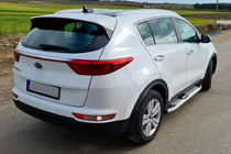 Kia Sportage 2015–2021 Mevsim Grey sānu pakāpieni (2 gab., alumīnijs) foto 5