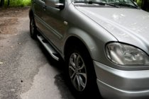 Mercedes ML W163 1997–2005 Mevsim Grey sānu pakāpieni (2 gab., alumīnijs) foto 2