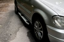 Mercedes ML W163 1997–2005 Mevsim Grey sānu pakāpieni (2 gab., alumīnijs) foto 7
