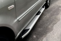 Mercedes ML W163 1997–2005 Mevsim Grey sānu pakāpieni (2 gab., alumīnijs) foto 1