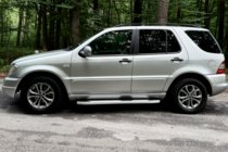 Mercedes ML W163 1997–2005 Mevsim Grey sānu pakāpieni (2 gab., alumīnijs) foto 3