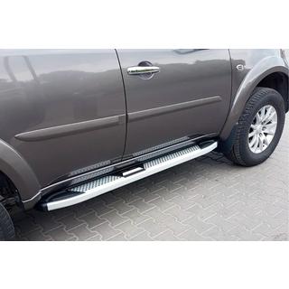 Mevsim Grey sānu pakāpieni (2 gab., alumīnijs) Mitsubishi Pajero Sport 2008–2015 foto 2