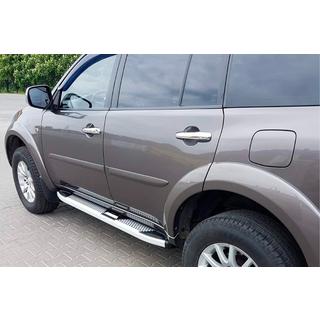 Mevsim Grey sānu pakāpieni (2 gab., alumīnijs) Mitsubishi Pajero Sport 2008–2015 foto 3