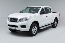 Nissan Navara/NP300 2016– Mevsim Grey sānu pakāpieni (2 gab., alumīnijs) foto 1