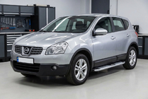 Nissan Qashqai 2007–2010 Mevsim Grey sānu pakāpieni (2 gab., alumīnijs) foto 1