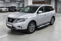 Nissan Pathfinder R52 2012–2021 Mevsim Grey sānu pakāpieni (2 gab., alumīnijs) foto 1