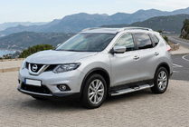 Nissan X-trail T32/Rogue 2014–2021 Mevsim Grey sānu pakāpieni (2 gab., alumīnijs) foto 1