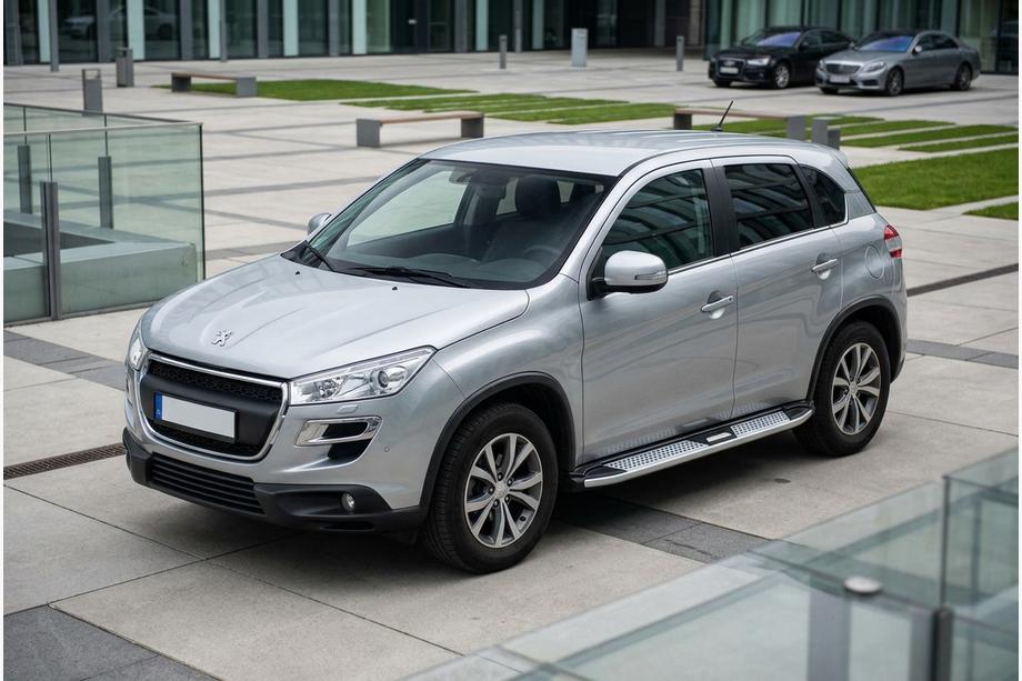 Peugeot 4008 2012–2017 Mevsim Grey sānu pakāpieni (2 gab., alumīnijs) Image