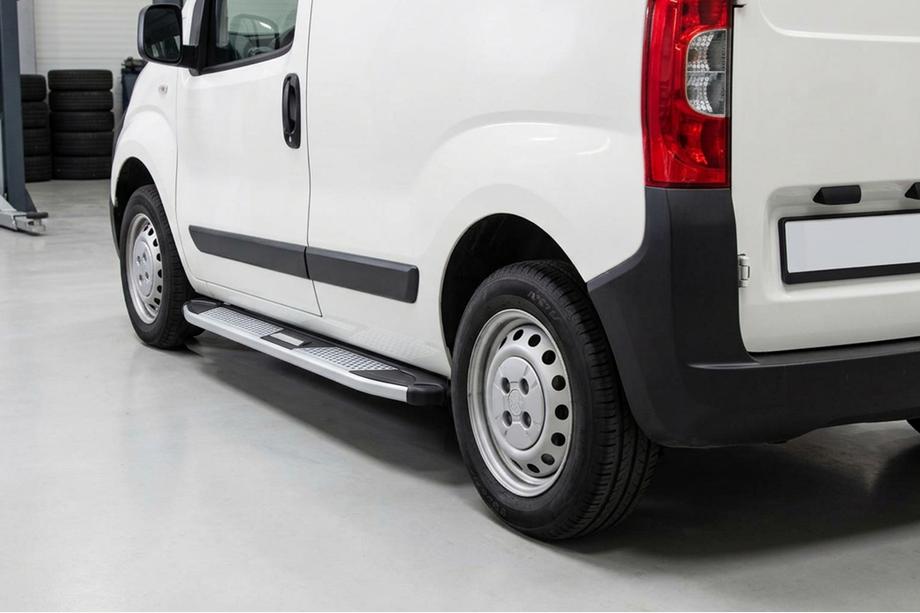 Peugeot Bipper 2008–2017 Mevsim Grey sānu pakāpieni (2 gab., alumīnijs) Image