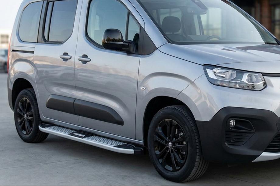 Peugeot Partner/Rifter 2019– Mevsim Grey sānu pakāpieni (2 gab., alumīnijs) Garā riteņu bāze Image