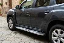 Renault Duster 2018–2024 Mevsim Grey sānu pakāpieni (2 gab., alumīnijs) foto 1