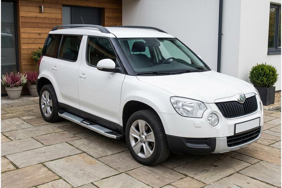 Skoda Yeti 2009–2017 Mevsim Grey sānu pakāpieni (2 gab., alumīnijs) Foto 1