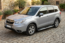 Subaru Forester 2013–2018 Mevsim Grey sānu pakāpieni (2 gab., alumīnijs) foto 1