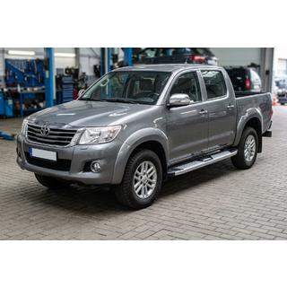 Mevsim Grey sānu pakāpieni (2 gab., alumīnijs) Toyota Hilux 2006–2015 foto 1