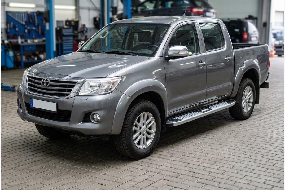 Toyota Hilux 2006–2015 Mevsim Grey sānu pakāpieni (2 gab., alumīnijs) Image