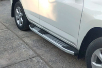 Toyota Rav 4 2006–2013 Mevsim Grey sānu pakāpieni (2 gab., alumīnijs) foto 1