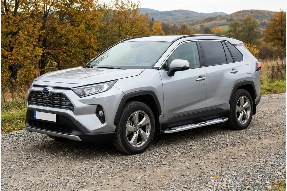 Toyota Rav 4 2019–2025 Mevsim Grey sānu pakāpieni (2 gab., alumīnijs) Image