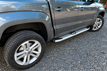 Volkswagen Amarok 2010–2022 Mevsim Grey sānu pakāpieni (2 gab., alumīnijs) foto 1