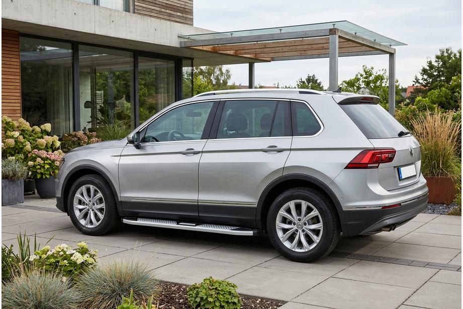 Volkswagen Tiguan 2016–2023 Mevsim Grey sānu pakāpieni (2 gab., alumīnijs) Image