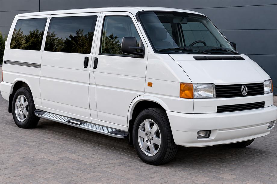 Volkswagen T4 Transporter 1990–2003 Mevsim Grey sānu pakāpieni (2 gab., alumīnijs) Garā riteņbāze Image