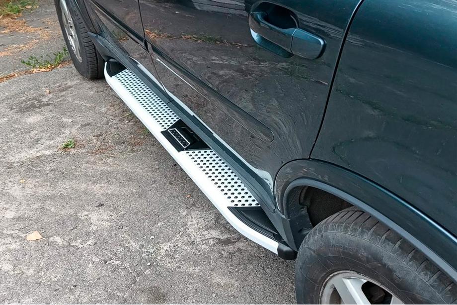 Volvo XC90 2002–2014 Mevsim Grey sānu pakāpieni (2 gab., alumīnijs) Foto 7