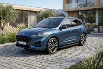 Ford Kuga/Escape 2019– Sānu kāpšļi Tayga Black (2 gab., alumīnijs) foto 1