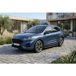 Sānu kāpšļi Tayga Black (2 gab., alumīnijs) foto 1