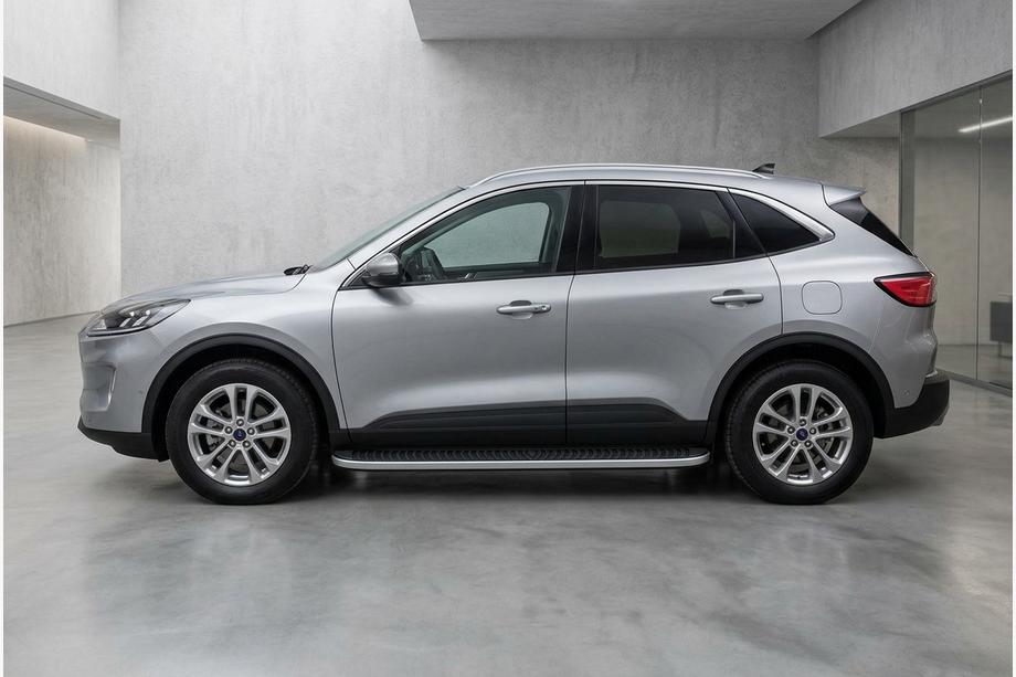 Ford Kuga/Escape 2019– Sānu sliekšņi Tayga Grey (2 gab., alumīnijs) Image