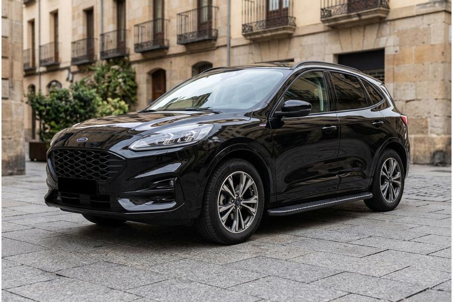 Ford Kuga/Escape 2019– Sānu sliekšņi Bosphore Black (2 gab., alumīnijs) Image