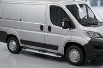 Citroen Jumper 2007–2025 Mevsim Grey sānu pakāpieni (2 gab., alumīnijs) Tikai īsajai riteņu bāzei foto 1