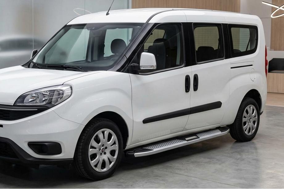 Opel Combo 2012–2018 Mevsim Grey sānu pakāpieni (2 gab., alumīnijs) Tikai standarta riteņu bāzei Image