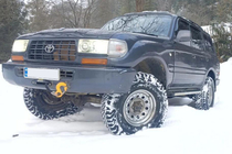 Toyota Land Cruiser 80 1990–1997 Sānu pakāpieni Maya V1 (2 gab., alumīnijs) foto 7