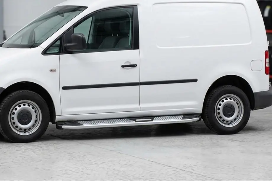 Volkswagen Caddy 2010–2015 Mevsim Grey sānu pakāpieni (2 gab., alumīnijs) Image