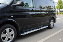 Volkswagen T5 Multivan 2003–2010 Mevsim Grey sānu pakāpieni (2 gab., alumīnijs) foto 3
