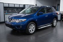 Nissan Murano 2008–2014 Mevsim Grey sānu pakāpieni (2 gab., alumīnijs) foto 1