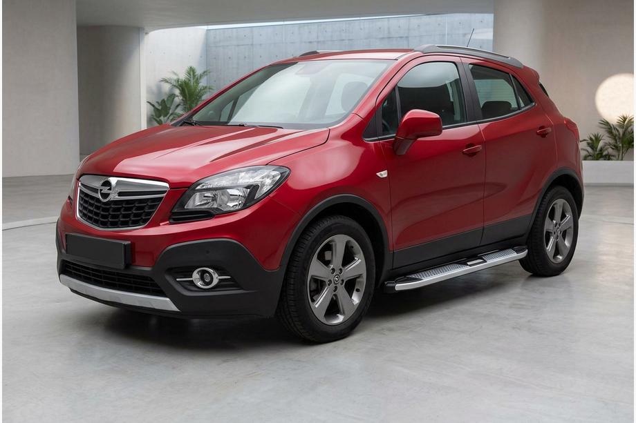 Opel Mokka 2012–2021 Mevsim Grey sānu pakāpieni (2 gab., alumīnijs) Image