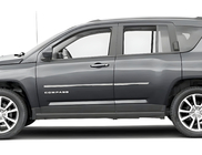 Jeep Compass 2006–2016 OmsaLine durvju līstes (nerūsējošais tērauds) foto 1