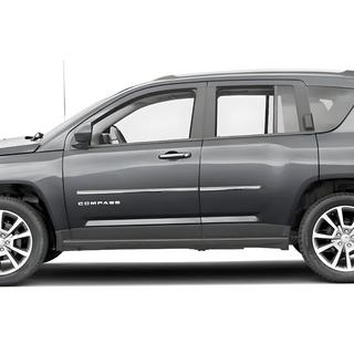 OmsaLine durvju līstes (nerūsējošais tērauds) Jeep Compass 2006–2016 foto 1