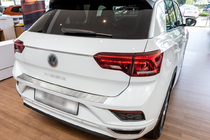 Volkswagen T-Roc 2017–2025 Aizmugurējā bufera uzlika Carmos (nerūsējošais tērauds) foto 1