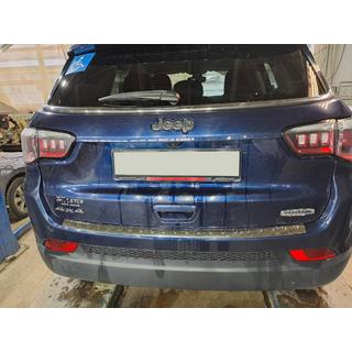 Aizmugurējā bufera uzlika Carmos (nerūsējošais tērauds) Jeep Compass 2016– foto 3