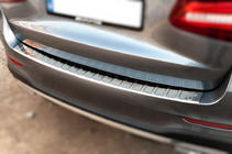 Mercedes GLC X253 2015–2022 Aizmugurējā bampera aizsarguzlika Carmos (2015-2019, nerūsējošais tērauds) foto 2