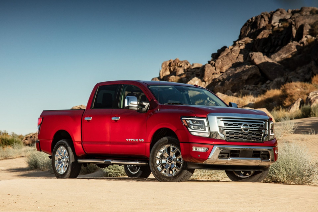 Atjauninātā Nissan Titan pikapa apskats