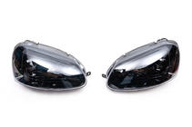 Volkswagen Golf 5 2003–2009 Priekšējie lukturi ar LED gaismām Black (2 gab.) foto 3