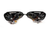 Volkswagen Golf 5 2003–2009 Priekšējie lukturi ar LED gaismām Black (2 gab.) foto 5