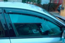 Audi A6 C7 2011–2017 Logu deflektori Sedan (4 gab., HIC) foto 3