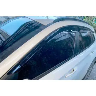 Logu vēja deflektori (4 gab., HIC) Hyundai Kona 2017–2023 foto 1