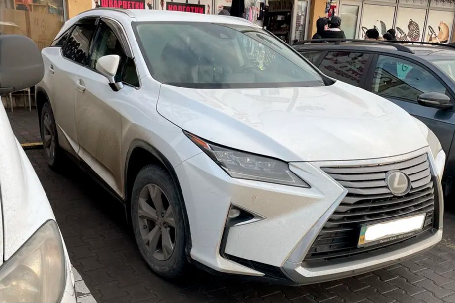 Lexus RX 2016–2022 Logu vēja deflektori ar hroma līsti LONG (4 gab., HIC) Foto 3